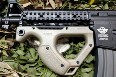 ASG HERA Arms CQR Front Grip for RIS (Tan) - Detail Image 3 © Copyright Zero One Airsoft